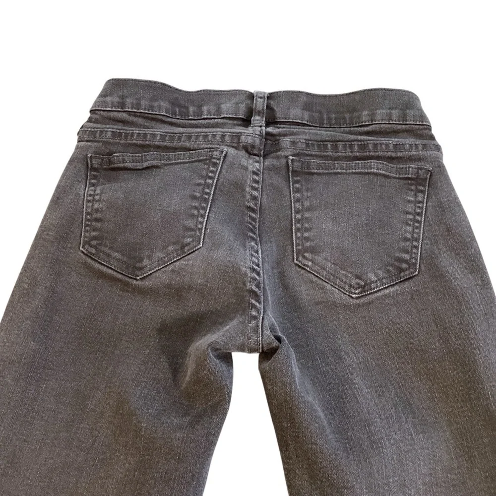J. Crew Washed Black Low Rise‎ Matchstick Skinny Jeans, Size 24